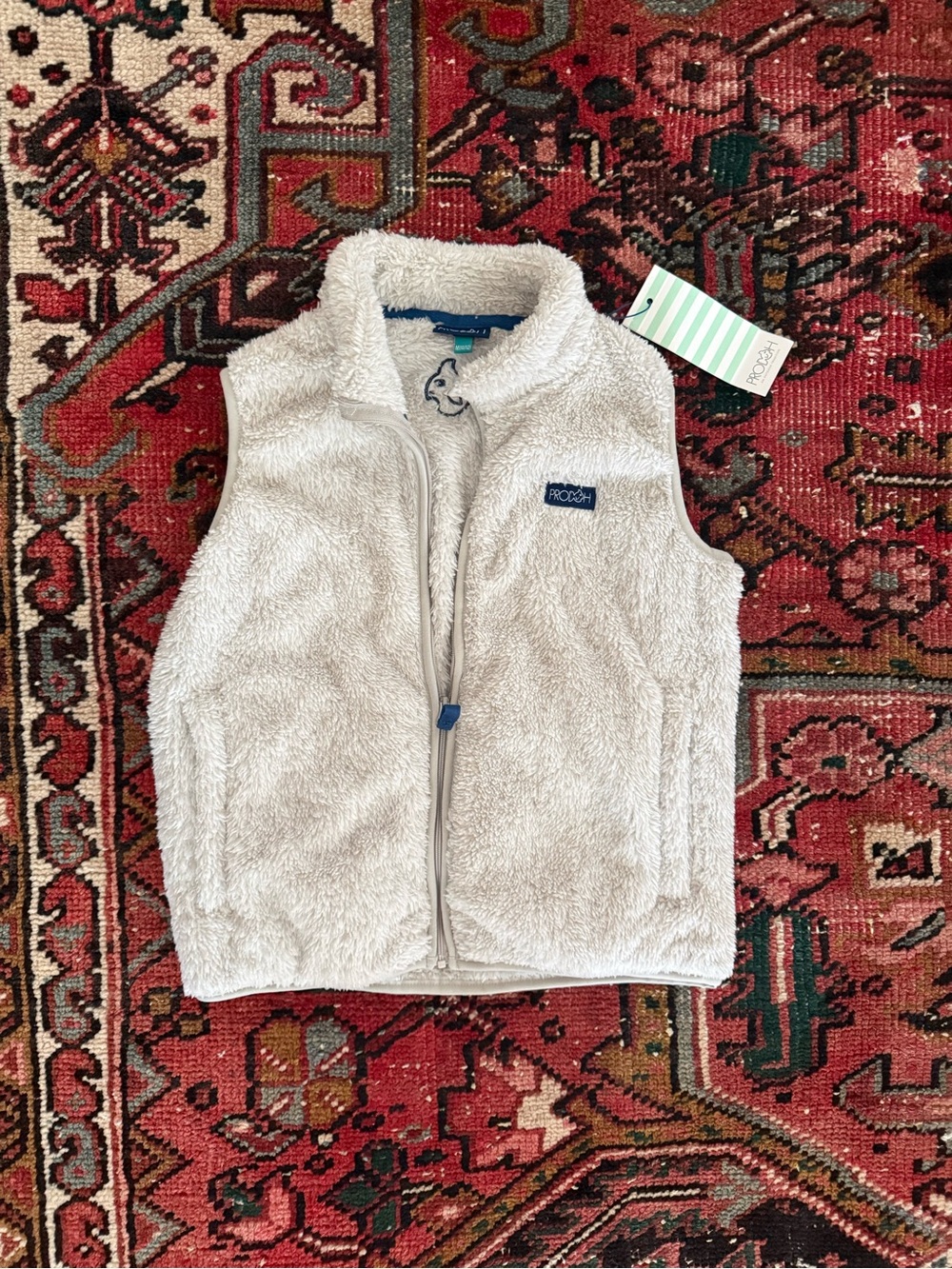 Rochi Cozy Cream Sherpa Vest for Kids